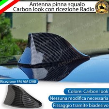 ANTENNA PINNA SQUALO CARBON LOOK PER RENAULT SCENIC XMOD VERA RICEZIONE RADIO