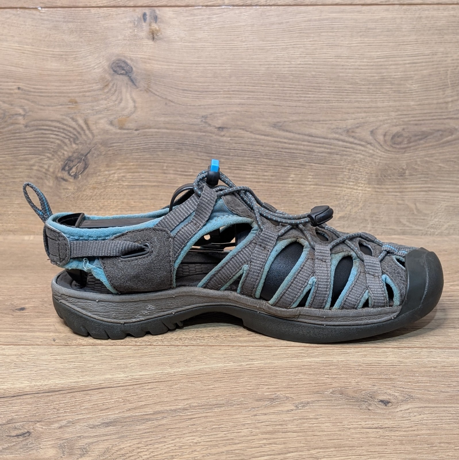 Sandali impermeabili Keen Whisper punta chiusa escursionismo acqua grigio acqua donna taglia 7