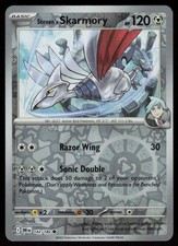 Steven's Skarmory 142/182 Common Destined Rivals Pokemon Reverse Holo Near Mint