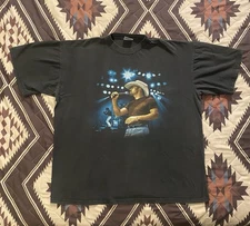 Vintage 1998 All Sport Tim McGraw Double Sided T shirt Country Music Faded XL