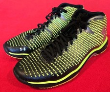 UNDER ARMOR Clutch Fit Lime Green Highlight Basketball Shoes Size 12