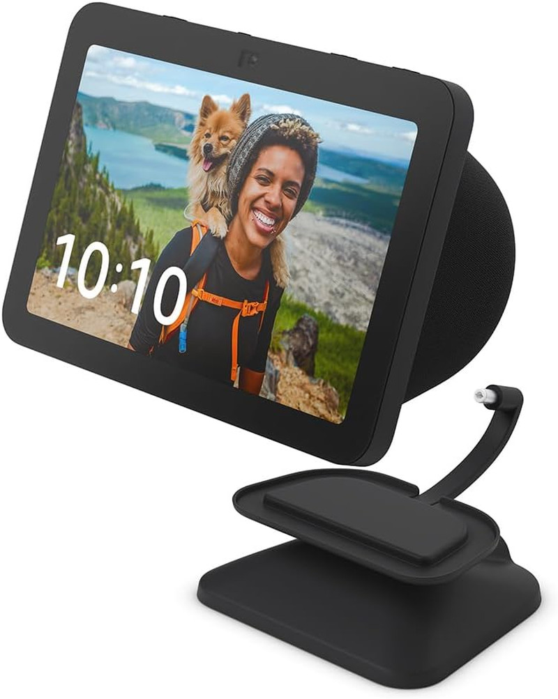Supporto Cucina Echo Show 8 3ª Gen | Stand Regolabile con Ricarica USB-C