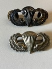 VINTAGE ORIGINAL WWII US Army PARATROOPER  Wings NS Meyers NY , POLISH PIN — photo 4