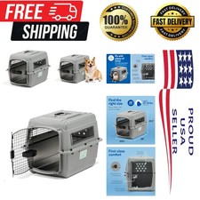 Portable Sky Kennel Dog Crate - Comfortable Airline Approved Carrier for Pets