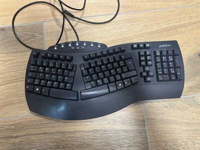 Perixx PERIBOARD-512 DE, Ergonomische USB-Tastatur, Schwarz