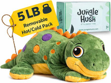 5Lb Weighted Dinosaur Plush - Soothing Sensory Toy for Kids Adults