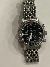 Tutima Grand Classic Chronograph Watch 80th Anniversary RUNS!!  aL11