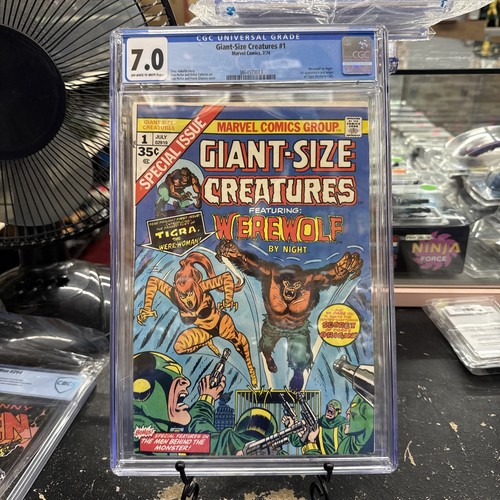 Giant-Size Chillers #1 CGC 7.0 Origin & 1st app. of Lilith (Marvel 1974)