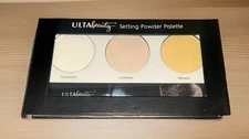 Ulta Beauty Setting Powder Trio Palette-Translucent/Luminous/Banana-.11oz-New