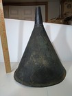 Vintage Antique LARGE COPPER FUNNEL 15" x 13.5" x 17" Original Condition — photo 2