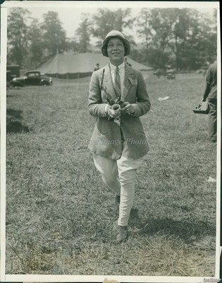 1930 Frances Ottley Attends Glen Head Jr Horse Show E Norwich Society Photo 8x10