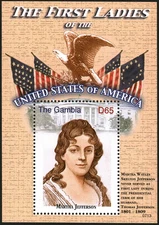 GAMBIA 2007 Foglio francobolli prime donne (51) MNH #31014