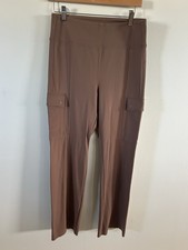 Athleta Womens Pants Athleisure Brown Pockets Size Medium