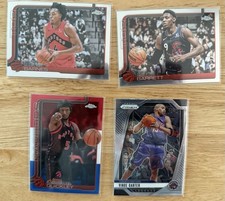 Toronto Raptors 4 Card Lot 2025-26 Immanuel Quickley Red White Blue Topps Chrome
