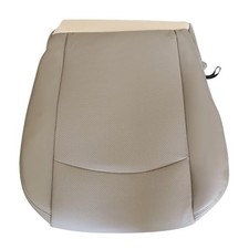 Passenger Side Bottom Replacement Perforated Leather Seat Cover Tan