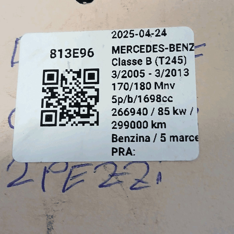 A0022301311 Air Conditioning Compressor Mercedes-Benz Classe A (W/C169) 200 Ber.