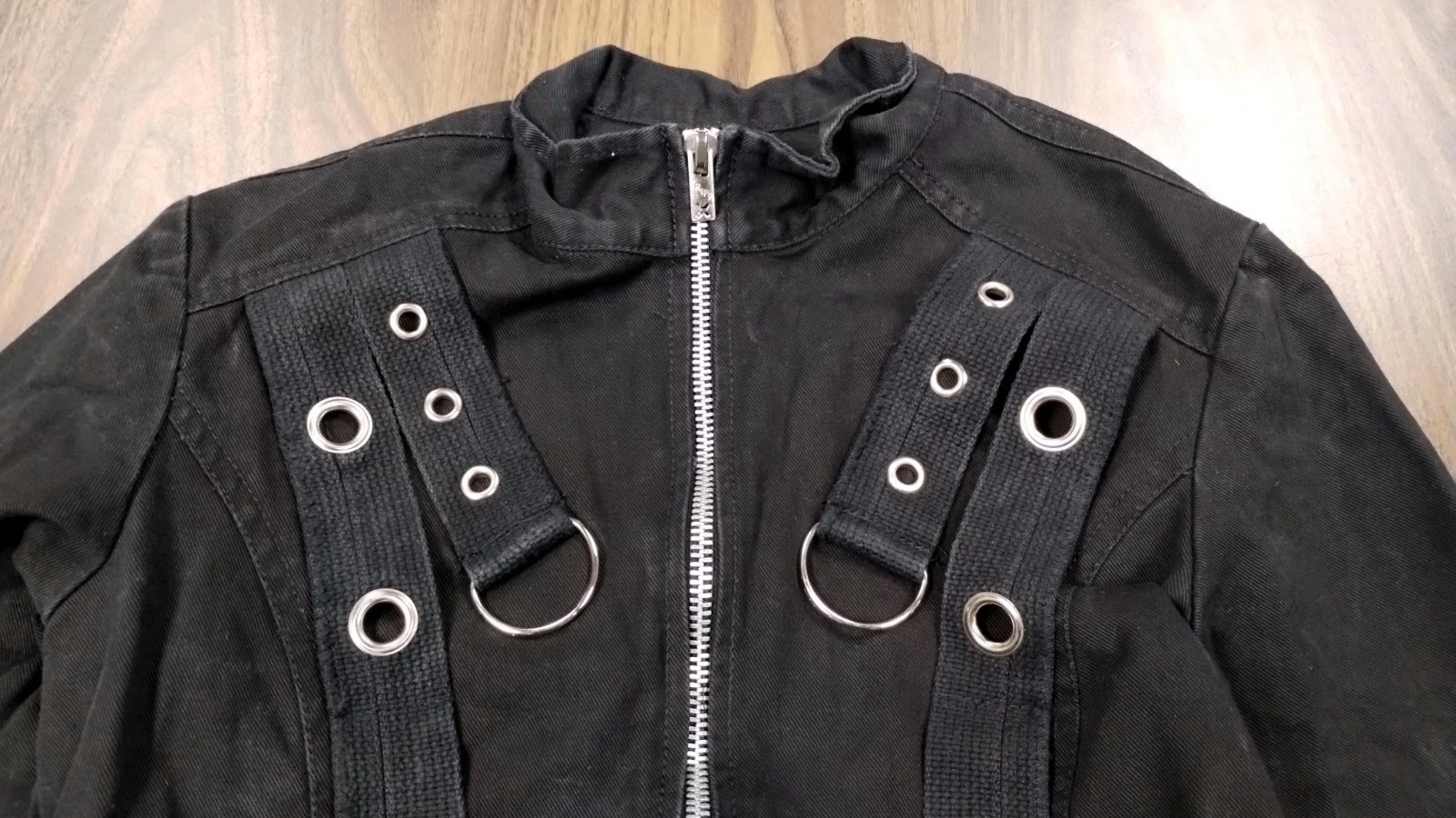 TRIPP NYC Vintage Full Zip Jacket Hot Topic Goth Punk  Rock Mens S |  Womens M image 2