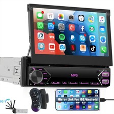 Autoradio Bluetooth 1 Din 7" Bildschirm IPS Touchscreen Radio FM BT USB AUX