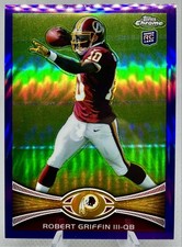 2012 Topps Finest Robert Griffin III Superfractor Autograph Surfaces UPDATE 9