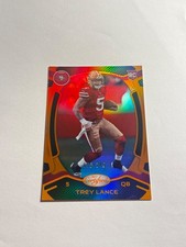 Trey Lance 2021 Panini Certified Rookie Mirror Orange /149 RC #103 49ers
