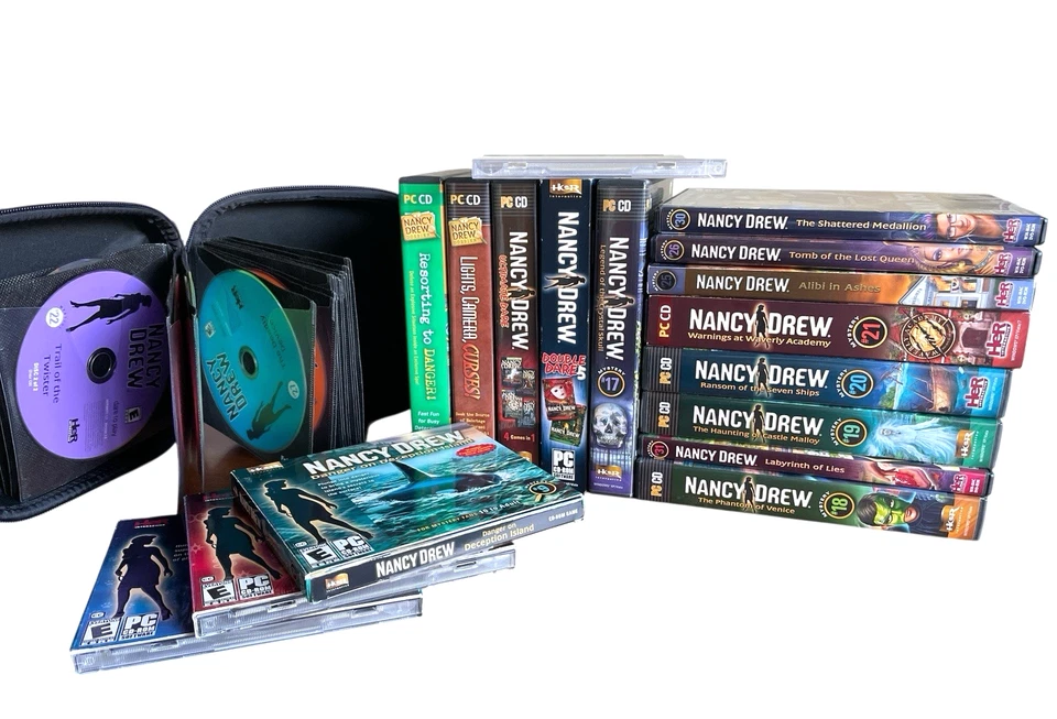 LOTE DE 30 juegos interactivos de misterio Nancy Drew - Win95/98/XP/2000/ME/VISTA Foto 3 de 4