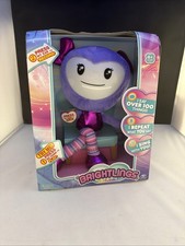 BRIGHTLINGS INTERACTIVE SINGING TALKING RECORDING 15" STUFFED FIGURE PURPLE