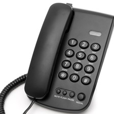 Corded Landline Phone, Simple Office Telephone Home Phone,Telephone Landline ...