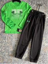 Under Armour boys size 4 matching sets short and T-shirt NWT