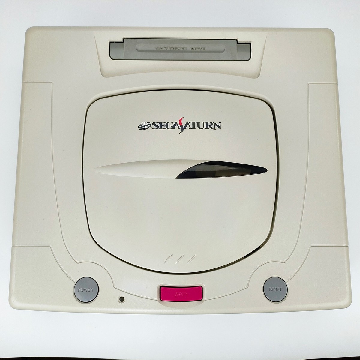 Sega Saturn Console HST-3220 4 Games Set All Pro Wrestling