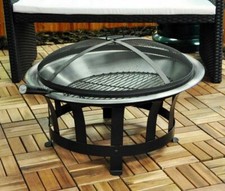 Kingfisher Outfire Outdoor Bbq Fire Pit Heater Black For Sale
