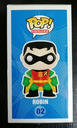 Funko POP ! Robin Heroes Dc Universe Nuovo Pronta Consegna Batman Series 1 n.02 - Imagen 13 de 17