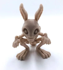 3D Printed Skeleton Bunny Rabbit Bone Animal Display Toy Articulated Skeletal