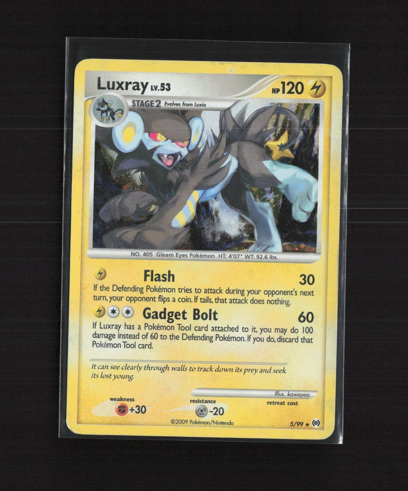 Luxray 5/99 Arceus Holo Rare Pokemon Card