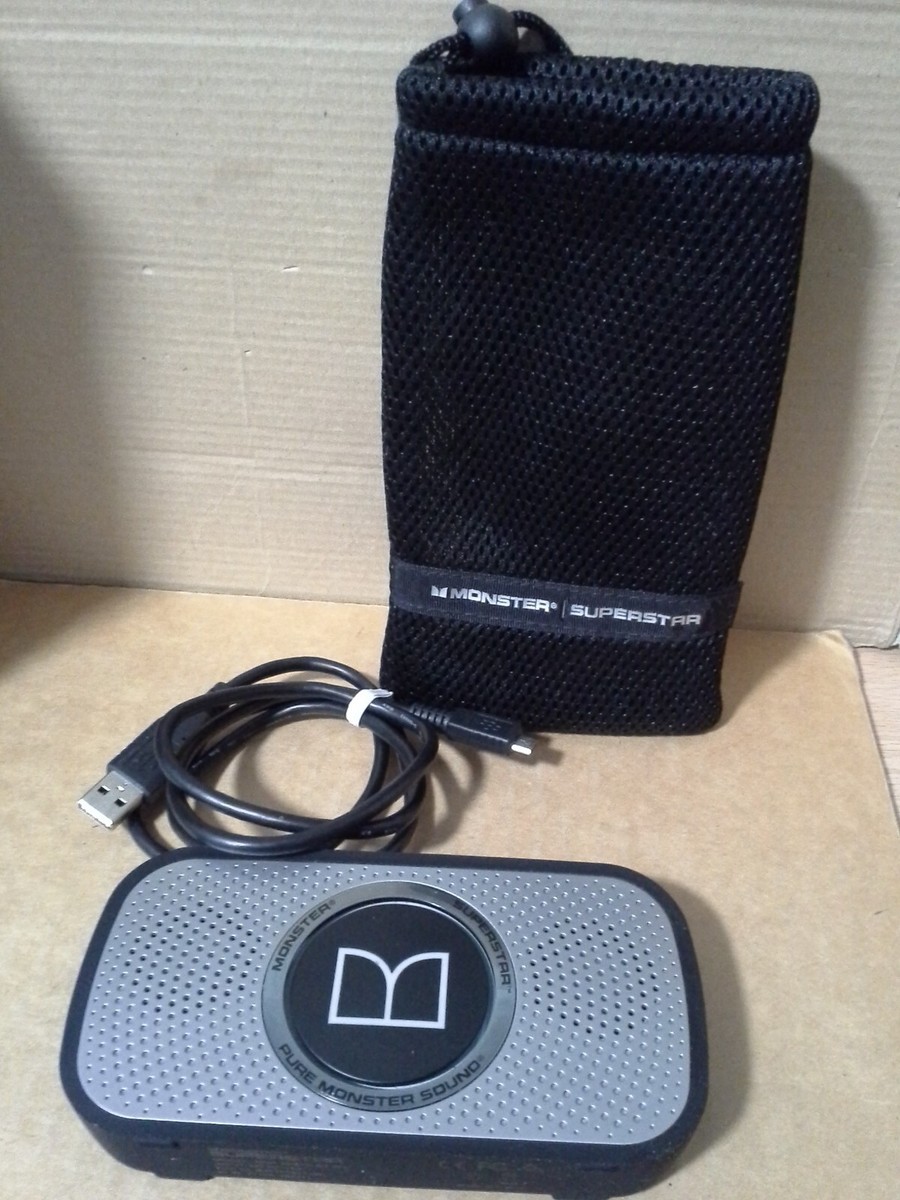 Portable Bluetooth Monster Superstar Msp Spstr Bt Ww Refurbished