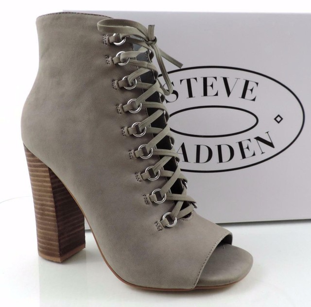 steve madden lace up heel boots