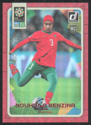 2023 Donruss FIFA Women's World Cup Red Nouhaila Benzina Rookie /299 #108