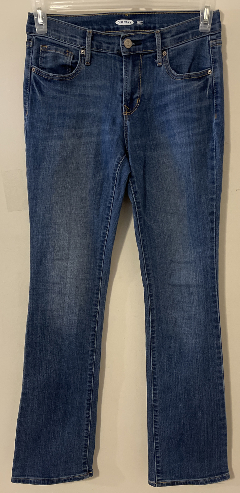Old Navy Womens Size 0 Curvy Bootcut Super Stretchy Medium Wash Blue Jeans!A3782