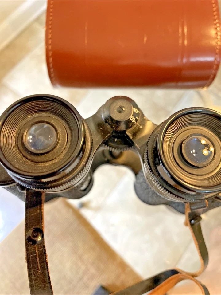 Vintage Hertel & Reuss Optik Kassel Germany 8x32 Binoculars 5x6” - Image 3 of 4