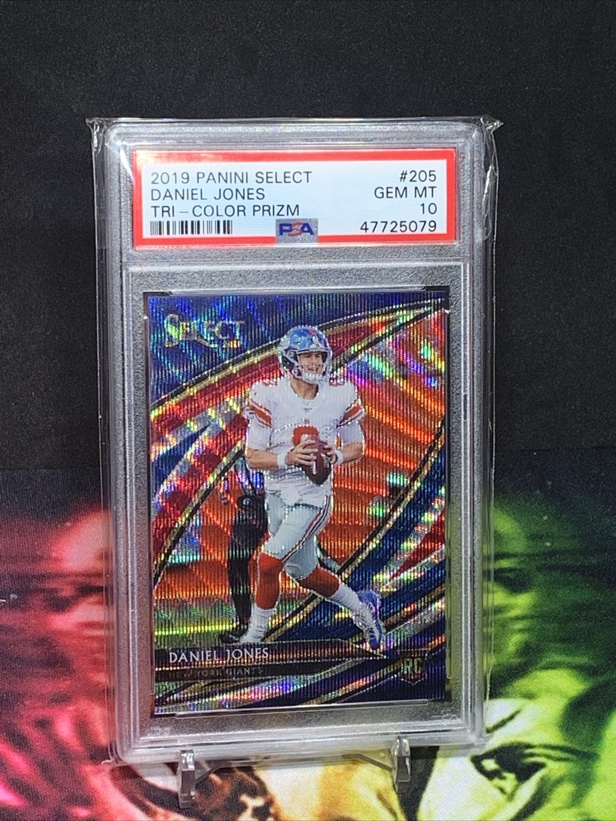 2019 Select #205 Daniel Jones RC Tri-Color Prizm #d /99 PSA 10 Gem Mint 💎POP 13