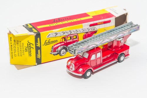Schuco Piccolo Magirus Fire Engine No Corgi No Spot On No Siku No Tekno - Foto 3 di 12