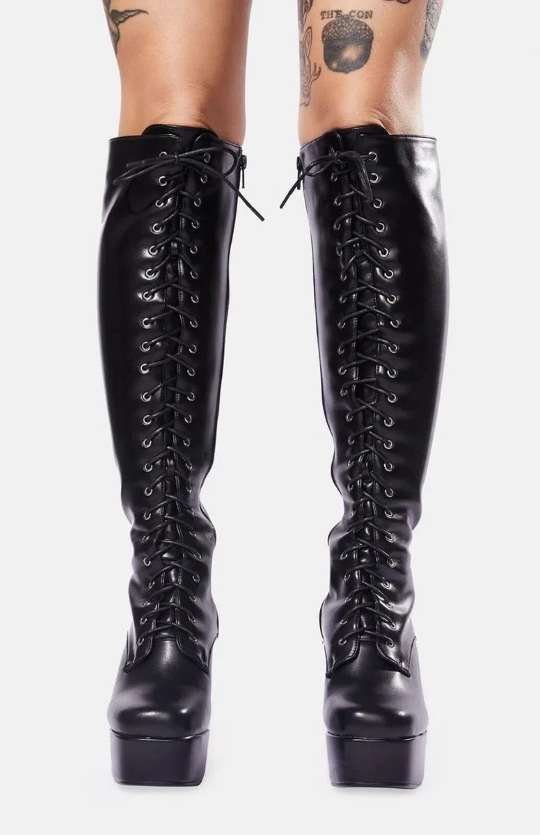 Lamoda, Knee high boots, Platform heels