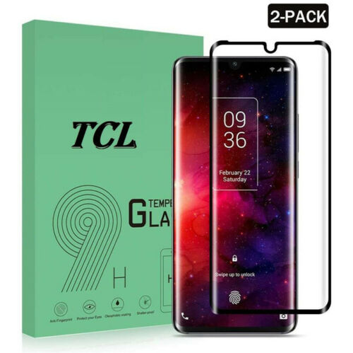 3D Curved Full Cover For TCL 10 Pro,20 Pro 5G Tempered Glass Screen Protector x2 - Picture 1 of 6