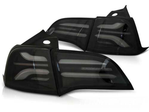 LED Tail Lights Red Black for Tesla Model Y 2020-> and 3 Pre-Facelift 2017-2020