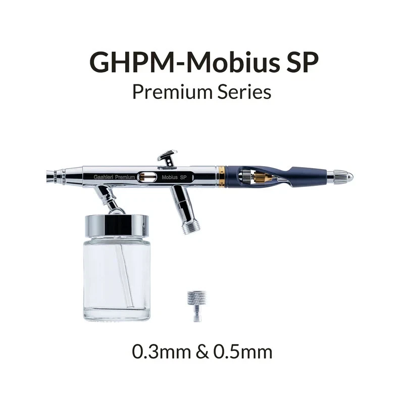 GAAHLERI™ Premium Airbrush Serie MOBIUS-SIPHON 0,3 & 0,5 mm