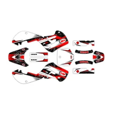 Suzuki RM65 01+ FMF Exhaust Graphic Kit Shroud Decal RM 65 decal stickerr Red