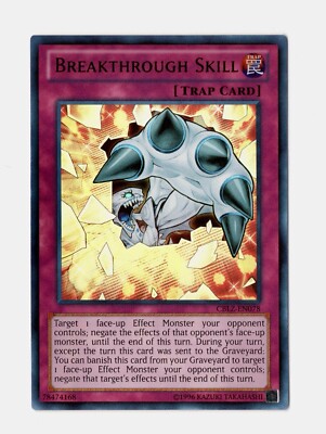 Breakthrough Skill CBLZ-EN078 Ultra Rare Unlimited Ed (LP) Yugioh Card