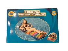 Kids Stuff Folding Water Lounge 3 Air Chambers NIB 75" x 30"