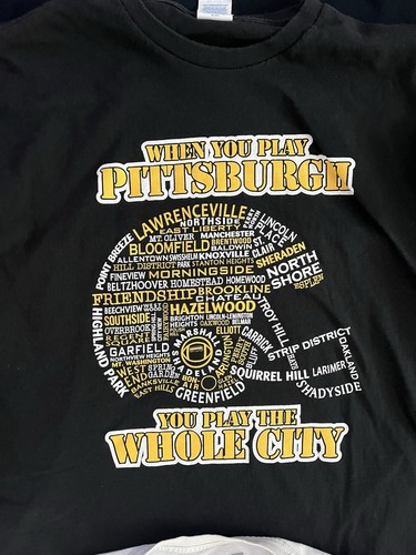 Vintage 90s Pittsburgh Steelers Penguins NFL T-shirt Lot 2XL RARE Y2K MUST SEE - Picture 8 of 16