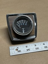 Vintage Water Oil Temperature Guage 2 wood Gr...
