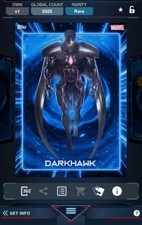 Topps Marvel Collect 2022 Into the Cosmos Cosmic Blue - Darkhawk